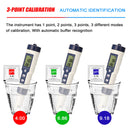 Digital PH Meter 10 in 1 Water Quality Monitor Tester PH/EC/TDS/Salinity/Thermometer Multi-parameter Testing Meter