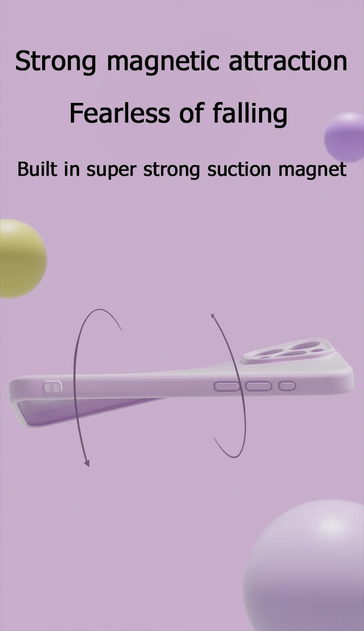 Liquid Soft Silicone Magsafe Wireless Charge Magnetic Case For iPhone 16 Plus 15 14 13 12 Pro Max 11 Cover