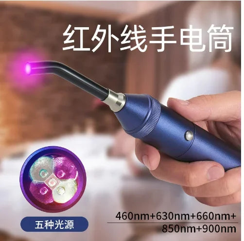 Red Blue LED Physiotherapy Light For treatment of Lip Nose Ears Body Muscle And Canker Sores