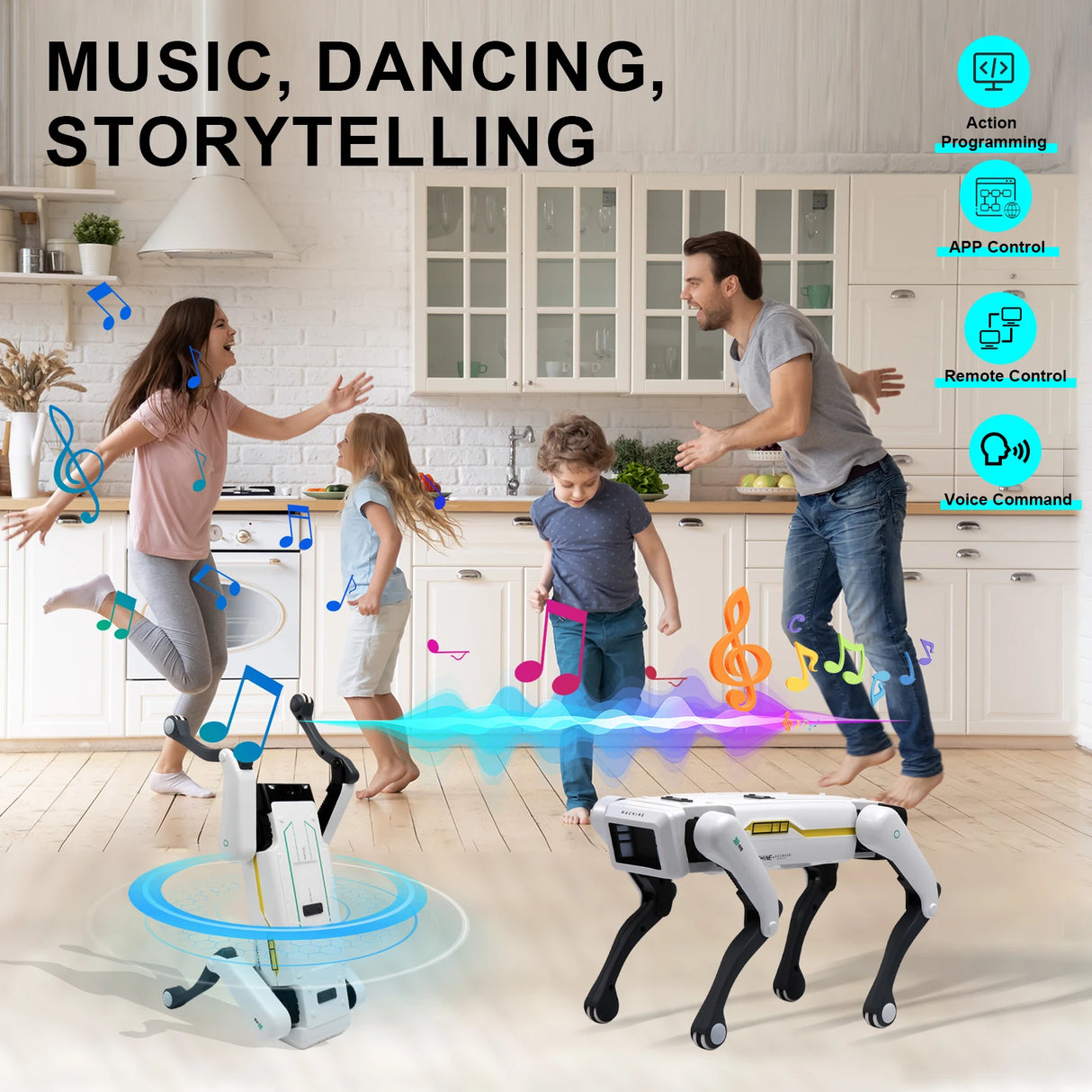 Intelligent AI RC Voice Dialogue APP Remote Control Programming Robot Dog