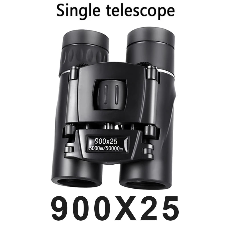 900x25 High Power Mini HD Low Light Level BAK4 Binoculars With Long Range 50000M