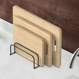 5-Tier  Carbon Steel Kitchen Cutting Board Or Pot Lid Rack