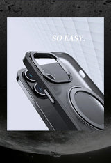 Magnetic 360°Rotation Stand Phone Case For Iphone 12 13 14 15 16 17 Pro Max Plus With Ring Holder