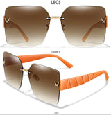 Men Or Women's UV Protection Rimless Sunglasses