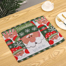 Holiday Season Decorative Woven Tapestry Placemats.