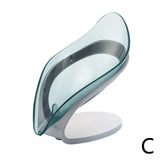 1pcs Non-Slip Leaf Soap Dish For Bathrooms Or Kitchen