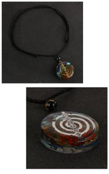 Energy Generator Orgonite Meditation Balanced Chakras Pendant Necklace