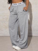 High Waisted Tummy Control Wide Leg Sweatpants