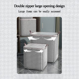 Large Capacity Folding Stackable Storage Boxes With Handles