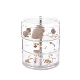 Transparent Rotatable Jewelry Organizer Box
