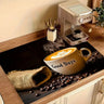 Absorbent Non-Slip Rubber Sole Coffee Machine Drip Mat