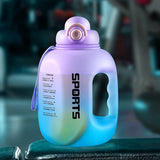 GIANXI  Plastic Sports Water Bottle With Straw
