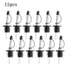 Stainless Steel Pour Spouts with Rubber Caps For Wine Or Oil Bottles