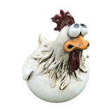 Resin Chicken Fence Decor