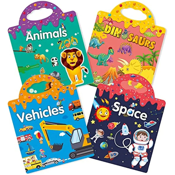 Children's Age 2-4 Reusable Sticker Books.