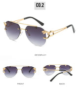 KAMMPT Men Or Women's  Rimless UV400 Sunglasses