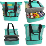 Women Mesh Transparent Beach Bag