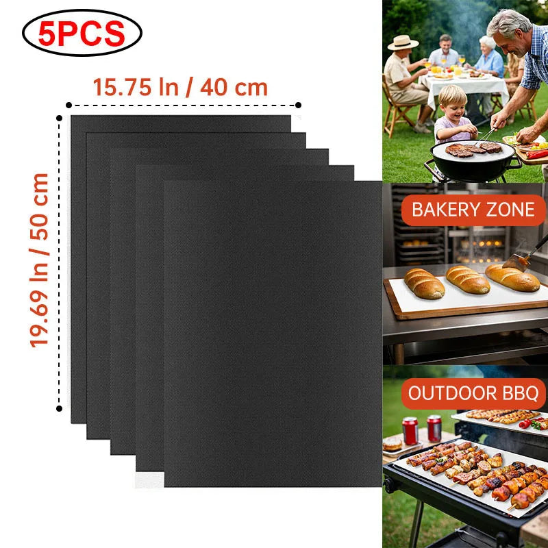 Reusable Non-stick Heat Resistant Baking/Grilling Mats