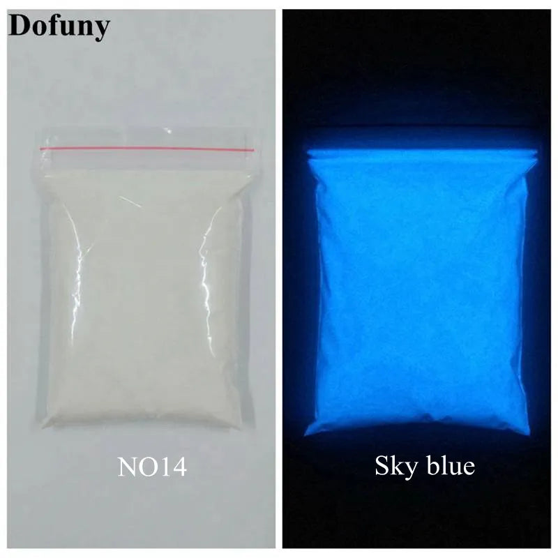 Dofuny Fluorescent Phosphor/Strontium Epoxy Powder For Nails