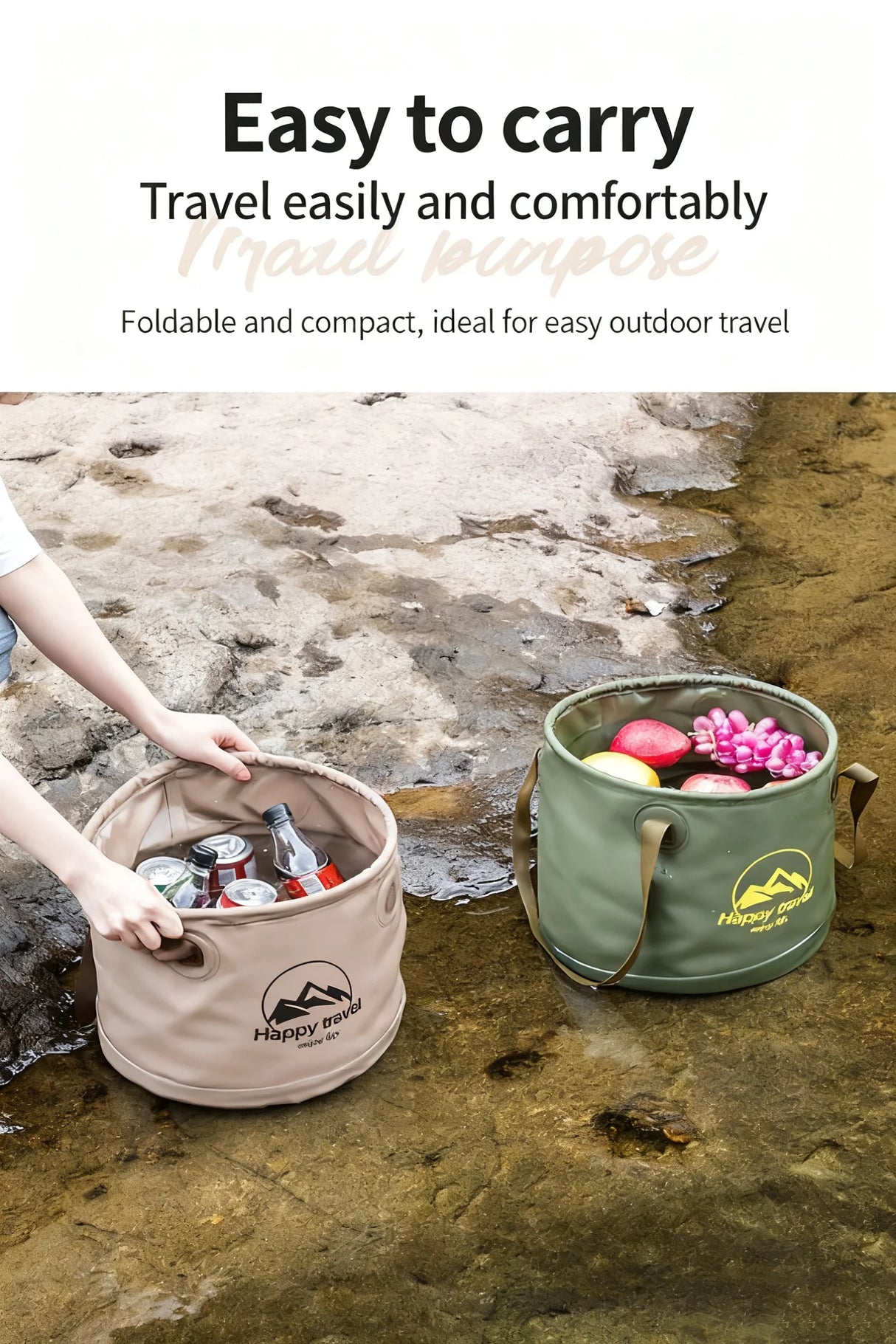 20L Foldable Water Bucket