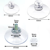 5/10Pcs 40 mm Adhesive Suction Cup Hooks with Screws  Door
