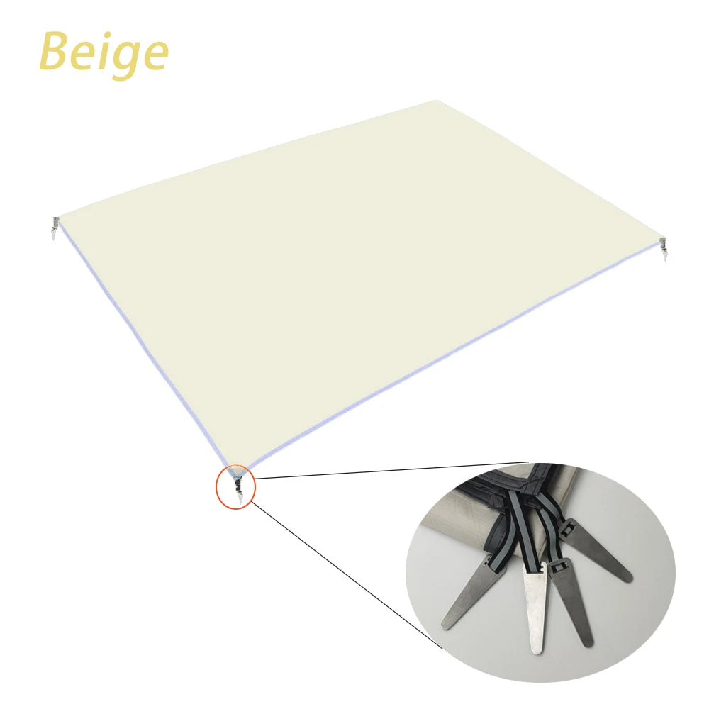 Ultralight Pocket Size Waterproof Tent Ground Sheet With Stakes