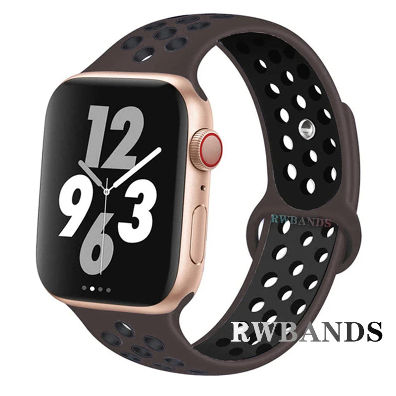 Sport Strap for Apple Watch Band 46mm 44mm 40mm 42-38-41mm 45mm  Series 10 9 8 7 6 SE 5 3 Ultra 2 49mm