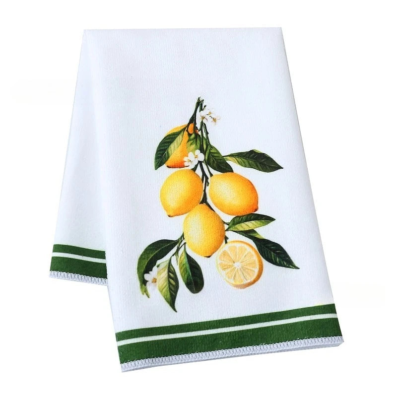 56CMx36CM Lemon Print Kitchen Dish Towel