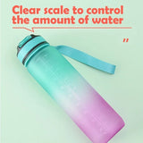 1L BPA Free Reusable Thermal Plastic Drinking Bottle
