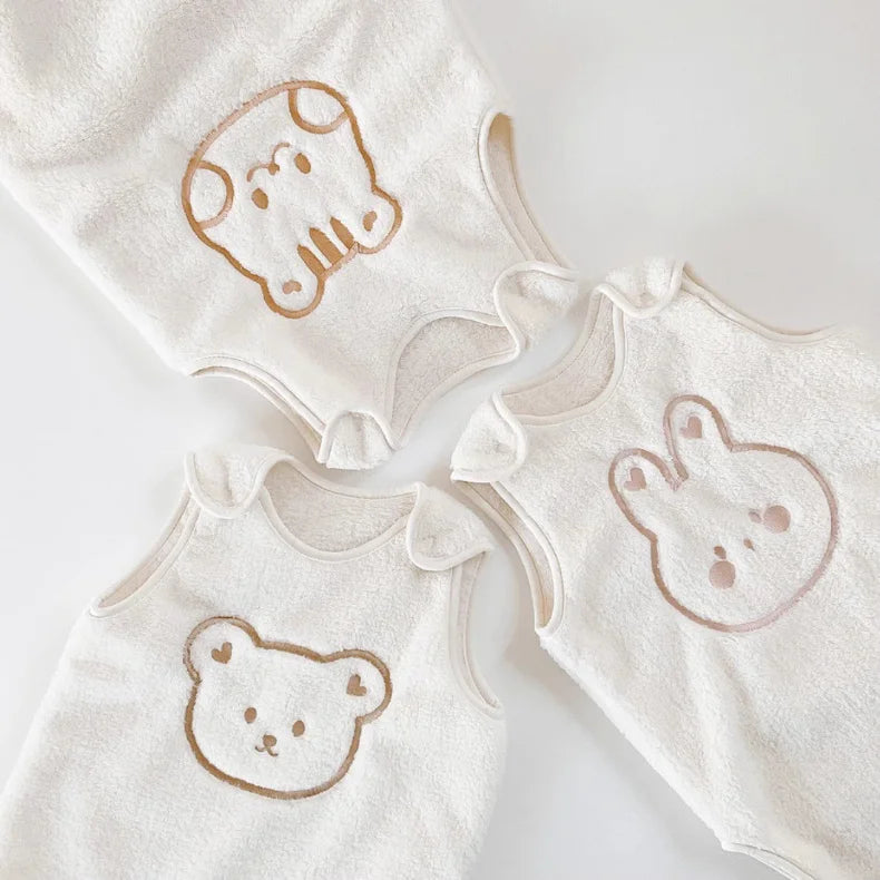 Baby Sleeveless Flannel Sleep Top