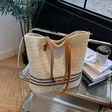 Women's Classic Straw Woven Beach Bag