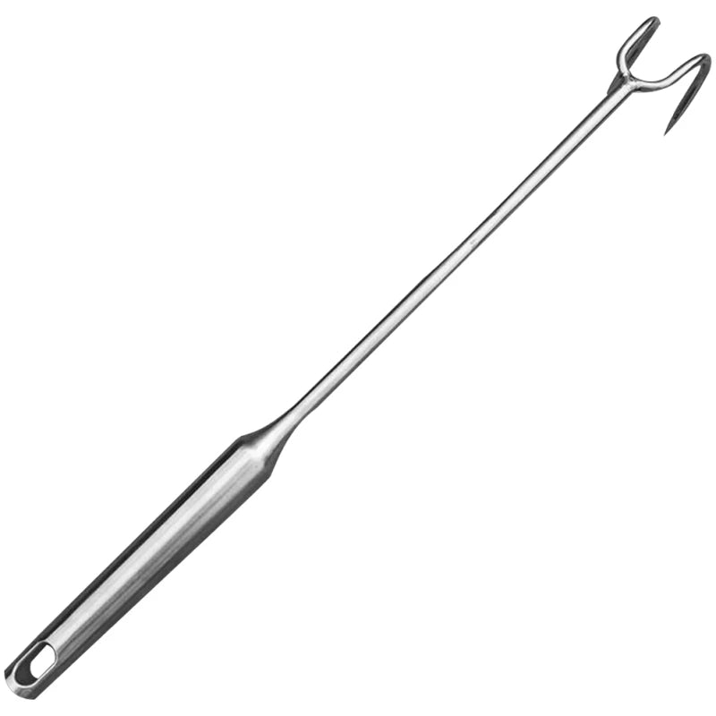 Stainless Steel Barbeque Hook For Grilling/Flipping Meat