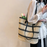 Women's Classic Straw Woven Beach Bag