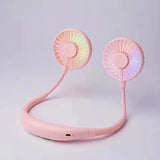 LED Rechargeable 3 Speed Silent Neck Fan