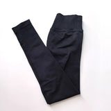 NCLAGEN Low Ribbed Band Seamless Scrunch Bum Impact Leggings