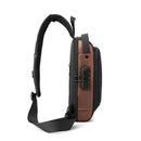 Men's USB/Waterproof/Anti-theft Password Lock Crossbody Bag.