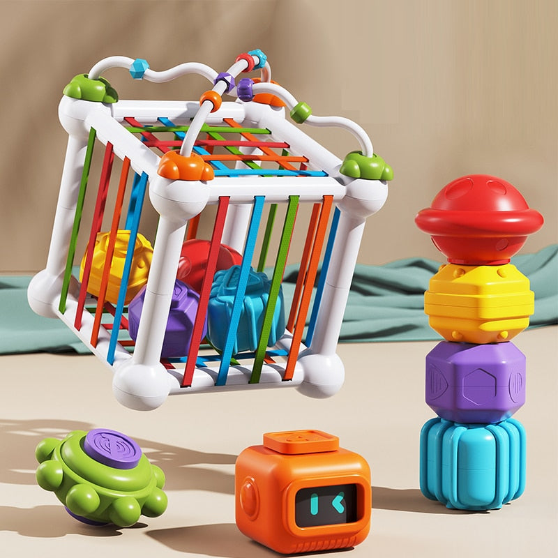 1pcs Cartoon Fidget Spinner.  Educational toy as well as rattle toy.