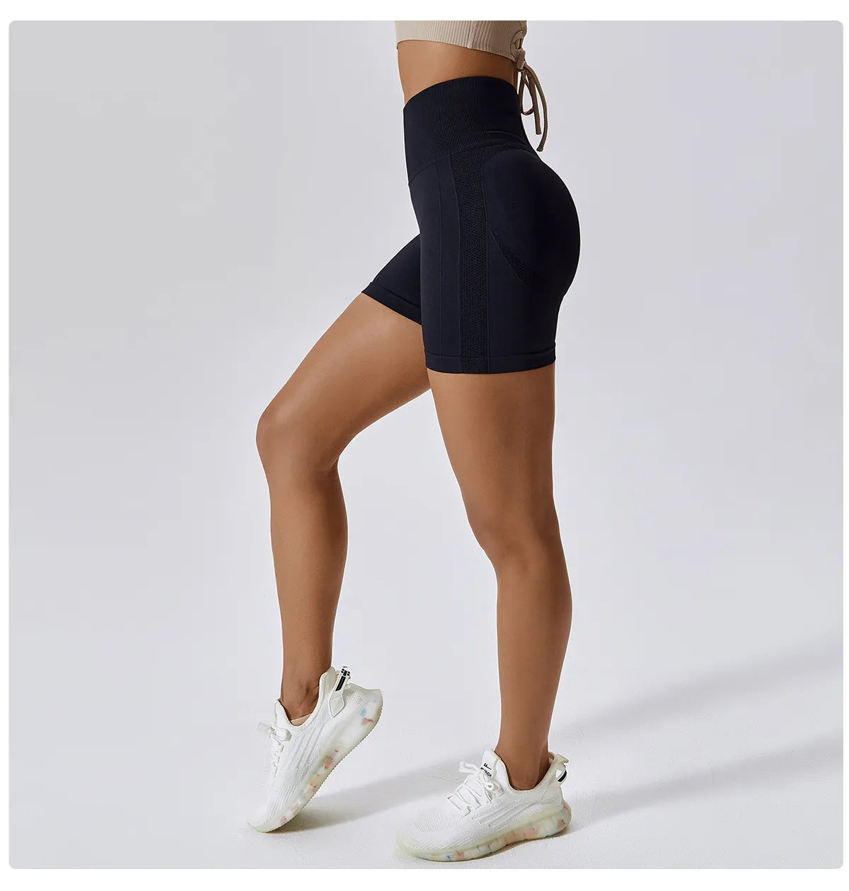 Women's High Waist Gym Shorts