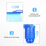WRELS 1L/1.5L/2L/3LFoldable Outdoor Backpack Drinking Water Bag