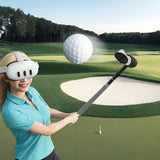 VR Golf Club Retractable Attachment For Meta Quest 3S Quest 3 Quest 2 VR Golf Club Grip