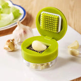 Mini Garlic Press Chopper with Storage Box