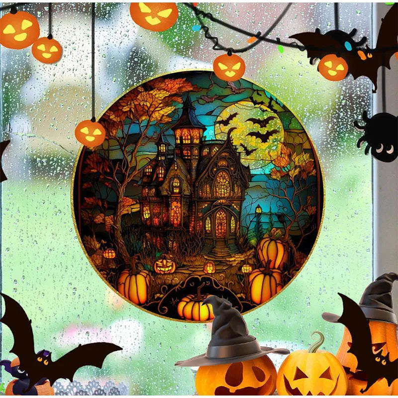 Halloween PVC Static Window Stickers.