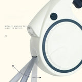 Automatic 5M Retractable Dog Leash For Small-Medium Pets With Bag Holder