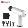 SANLEPUS Portable USB/ LCD deep tissue percussion massage gun for aching muscles.