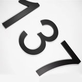 Outdoor  8 Inch Silver/Black 20cm Letters Or Numbers 0-9 For House Address