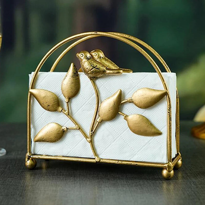 Wrought Iron  Antique Style Napkin Holder