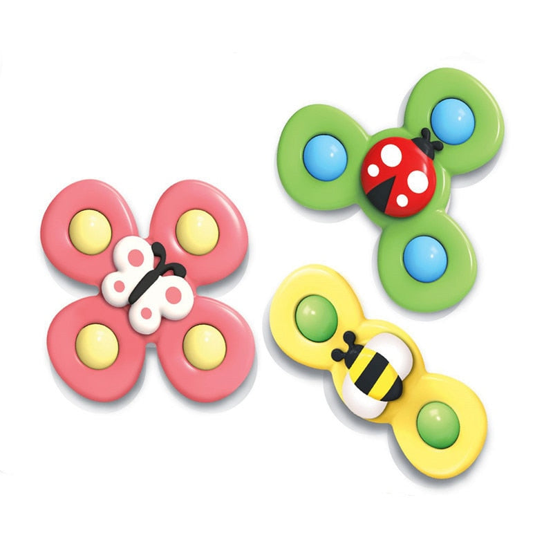 1pcs Cartoon Fidget Spinner.  Educational toy as well as rattle toy.