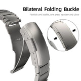 Titanium Metal Strap for Apple Watch Ultra 2 49mm 46mm 45mm 44mm 42mm Series 10 9 8 7 6 SE 5 4