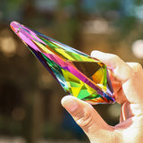 120mm Rainbow Crystal Laser Prism Aurora Sun Catcher