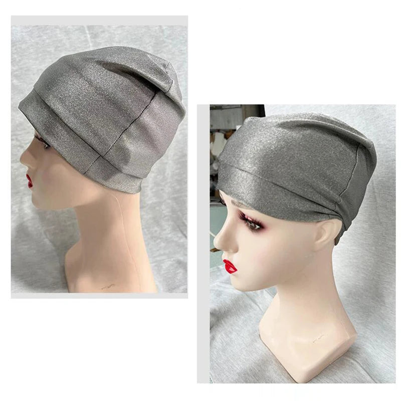 Men Or Women's 100% Silver Fiber Anti Radiation Electromagnetic Wave Shielding Beanies